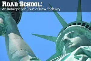 公路学校移民游览纽约市